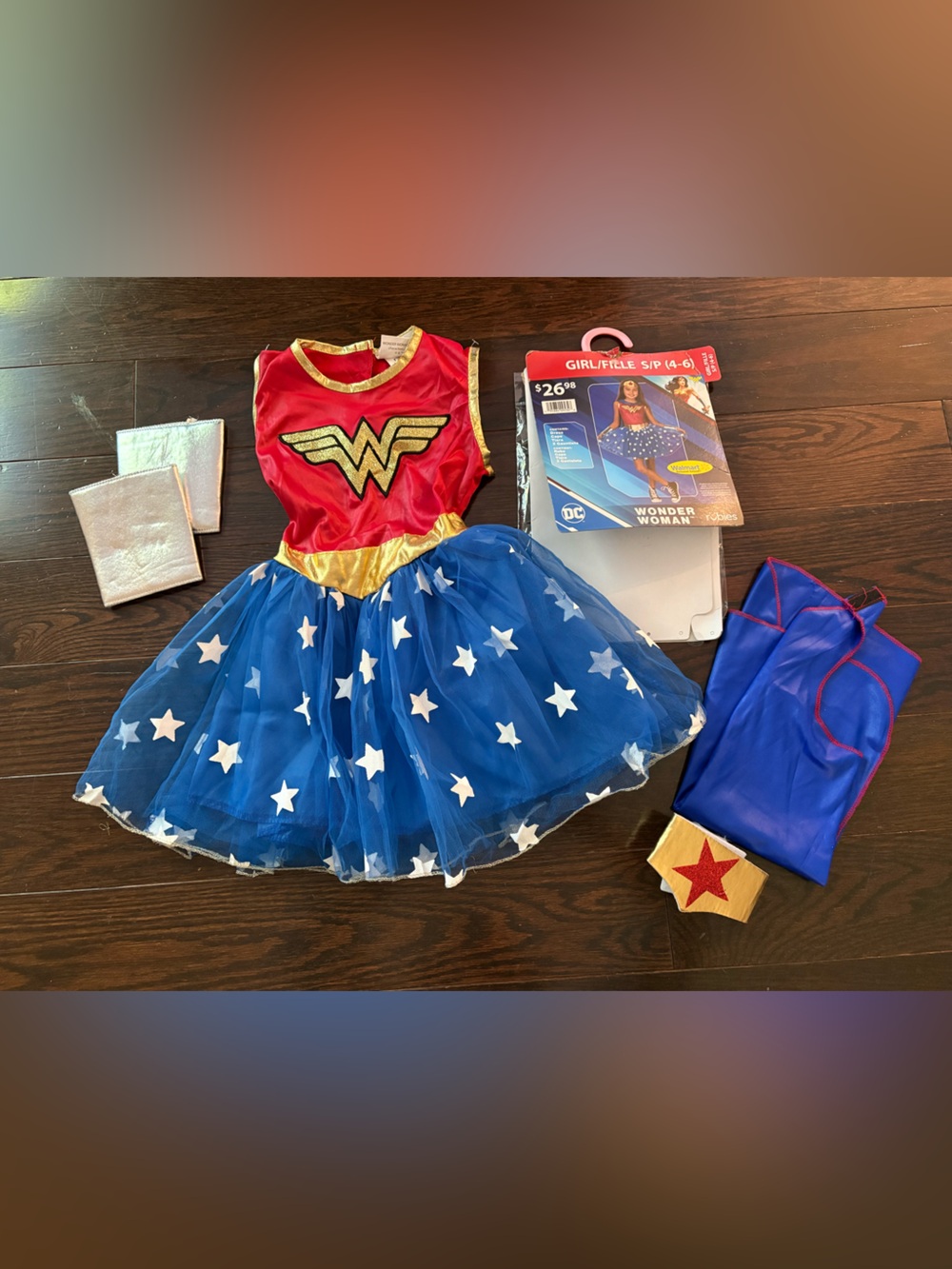 DC Comics Kids Wonder Woman Costume - BNWT - Size 4